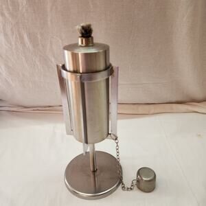 Table Top Torch Lamp with Fiberglass wick 12 inches tall V